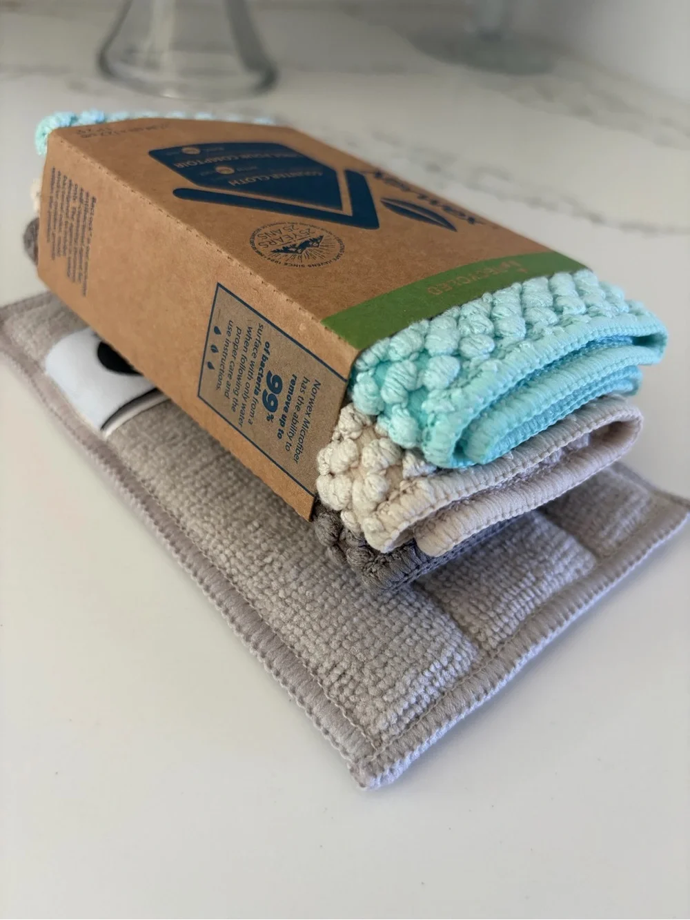 NEW Set of 3 NORWEX Counter Cloths NWT Kitchen Bathroom Earth Friendly NWT